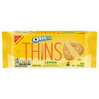 OREO Thins Lemon Creme Sandwich Cookies, Family Size