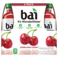 Bai Beverage, Zambia Bing Cherry, 6 Pack - 6 Each 