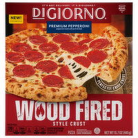 DiGiorno Pizza, Premium Pepperoni, Wood Fired Style Crust - 15.7 Ounce