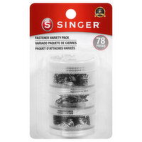 Singer Fastener, Variety Pack - 78 Each 