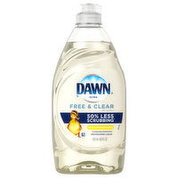 Dawn Dishwashing Liquid, Lemon Essence Scent, Free & Clear