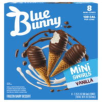 Blue Bunny Frozen Dairy Dessert, Vanilla - 8 Each 