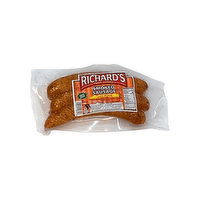 Richard's Cajun Country Richard's Smoked Sausage w/ Pork, Green Onion - 16 Ounce 