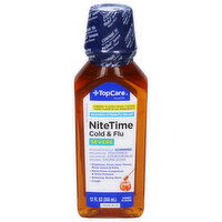 TopCare NiteTime Cold & Flu, Severe, Maximum Strength Relief, Honey Flavor