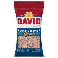 DAVID Seeds Salted and Roasted Sunflower Kernels, Keto Friendly Snack