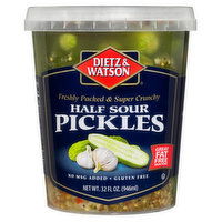 Dietz & Watson Half Sour Pickles - 32 Fluid ounce 