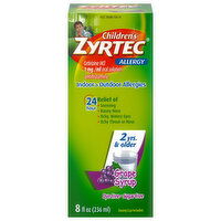 Zyrtec Allergy, Indoor & Outdoor, Children's, Grape Syrup - 8 Fluid ounce 