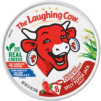 The Laughing Cow Creamy Spicy Pepper Jack Spreadable Cheese Wedges, 8 pack (5.4 oz) - 8 Each 