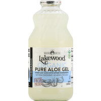 Lakewood Juice, Organic, Pure Aloe Gel - 32 Ounce 