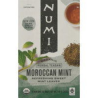 Numi Herbal Tea, Organic, Caffeine Free, Moroccan Mint, Tea Bags - 18 Each 