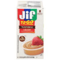 Jif Natural Creamy Peanut Butter Spread - 8 Each