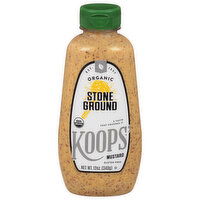 Koops' Mustard, Stone Ground, Organic - 12 Ounce 