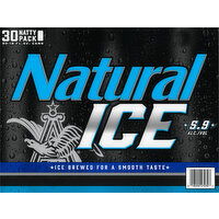 Natural Ice Beer, 30 Natty Pack - 30 Each 