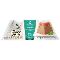 Fancy Feast Cat Food, Gourmet, Mousse Pate with Tuna - 2 Each 