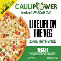 Caulipower Pizza, Veggie - 10.9 Ounce 