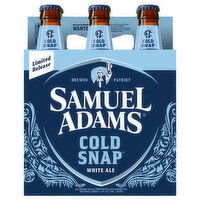 Samuel Adams Beer, Cold Snap, White Ale - 6 Each 