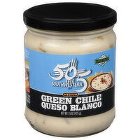 505 Southwestern Queso Blanco, Green Chile, Medium - 15 Ounce 