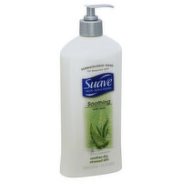 Suave Body Lotion, Soothing, with Aloe - 18 Ounce 