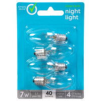 Simply Done Light Bulb, Night Light, Clear Bulb, 7 Watts