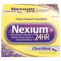 Nexium Acid Reducer, 24HR, 20 mg, Capsules - 42 Each 