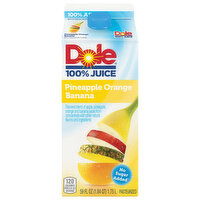 Dole 100% Juice, Pineapple Orange Banana - 59 Fluid ounce 