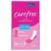 Carefree Liners, Extra Long, Unscented - 36 Each 