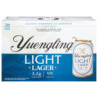 Yuengling Beer, Light, Lager, 24 Pack - 24 Each 