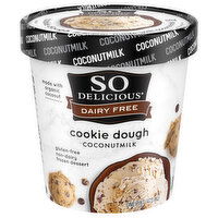 So Delicious Dairy Free Frozen Dessert, Non-Dairy, Cookie Dough, Coconutmilk - 1 Pint 