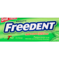 Freedent Gum, Peppermint, PlenTpak - 15 Each 