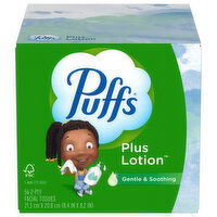 Puffs Facial Tissues, 2-Ply, Gentle & Soothing - 56 Each 