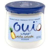 Oui Yogurt, Whole Milk, Pina Colada, French Style