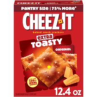 Cheez-It Cheese Crackers, Extra Toasty - 12.4 Ounce