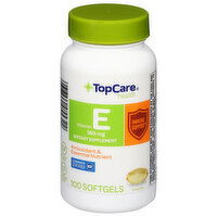 TopCare Vitamin E, 180 mg, Softgels - 100 Each 