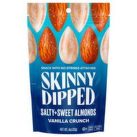 SkinnyDipped Almonds, Salty+Sweet, Vanilla Crunch - 4 Ounce 