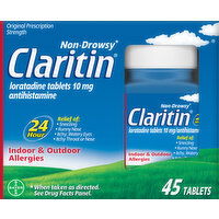 Claritin Allergies, Original Prescription Strength, Tablets