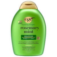 Ogx Shampoo, Clarifying Strength +, Rosemary Mint - 13 Fluid ounce 