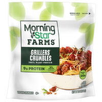 MorningStar Farms Crumbles, Grillers - 12 Ounce 