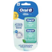 Oral-B Floss, Mint, Comfort Plus, Value 2 Pack - 2 Each 