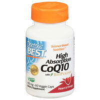 Doctor's Best CoQ10, 400 mg, High Absorption, Veggie Caps