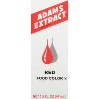 Adams Extract Food Color, Red - 1.5 Fluid ounce 