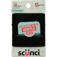 Scunci Elastics, Gentle Hold - 28 Each 