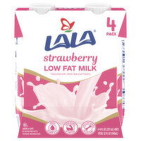 Lala Milk, Low Fat, Strawberry