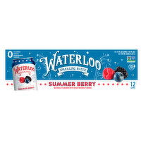 Waterloo Sparkling Water, Summer Berry - 12 Each 