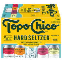 Topo Chico Hard Seltzer, Variety Pack - 12 Each 