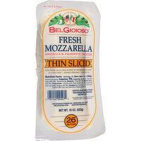 BelGioioso Cheese, Fresh Mozzarella, Thin Sliced