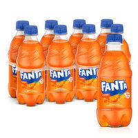 Fanta  Orange Soda Fruit Flavored Soft Drink - 8 Each 