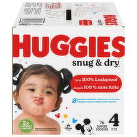 Huggies Diapers, Disney Baby, 4 (22-37 lb) - 76 Each 