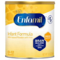 Enfamil Infant Formula, Milk-Based Powder with Iron, 0-12 Months - 12.5 Ounce 