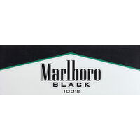 Marlboro Cigarettes, Menthol, Black 100's, Flip-Top Box - 200 Each 