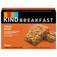 Kind Breakfast Bars, Peanut Butter, 6 Pack - 6 Each 